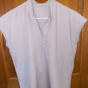 Figs slate Rafaela top